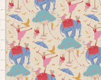 Circus Life Jubilee Creme - Jubilee - Tilda Fabric - Tone Finnanger - 100% Quilters Cotton