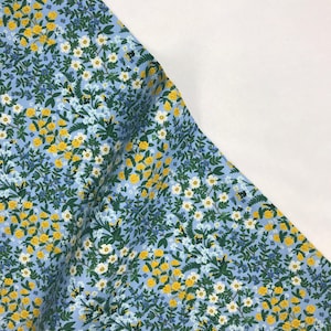 Wildwood Garden Blue - Camont - Anna Bond Rifle Paper Co - Cotton + Steel - RP705-BL3 image 1