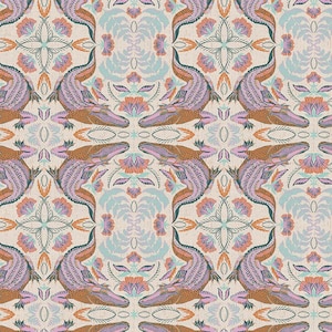 Tiled Alligator Green - Everglades -  Western Wildflower Studio - Paintbrush Studio Fabric 100% Quilters Cotton 12024105