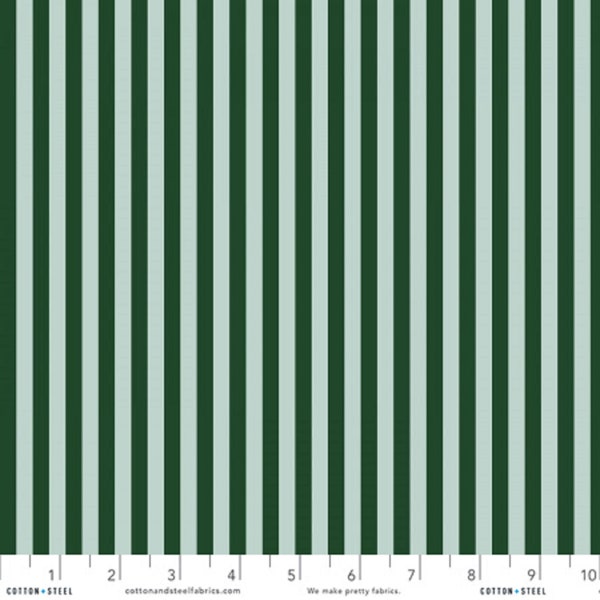 Cabana Stripe Mint - Primavera - Anna Bond Rifle Paper Co - Cotton + Steel - 100% Quilters Cotton Fabric RP309-MI1