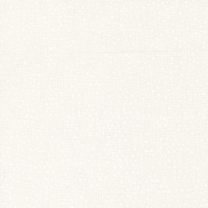 May include: Cream-coloured fabric featuring a delicate, textured design. The surface has a fine, woven appearance with small, irregular dots. The overall colour is a soft, creamy white, creating a neutral and versatile background.
