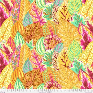 Coleus Yellow -  Philip Jacobs - Kaffe Fassett Collective - 100% Quilters Cotton PWPJ030