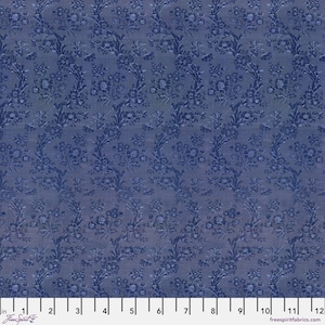 Tapestry Indigo - Palette Pink - Tim Holtz - 100% Quilters Cotton PWTH296-INDIGO