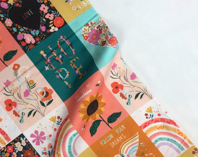 Good Vibes Blocks PANEL 19x44 Good Vibes Bethan Janine Dashwood Studio