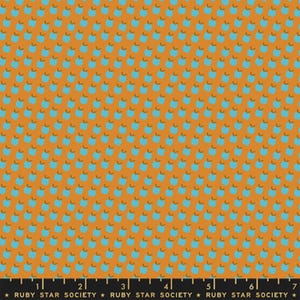 Ditsy Apples Caramel - Catnap - Alexia Abegg - Ruby Star Society-tyg - Moda 100 % Quilters-bomull RS4134-15