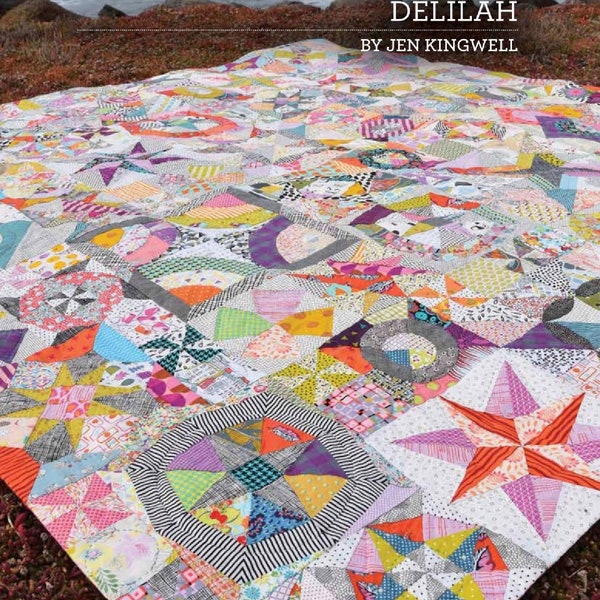 Delilah Quilt Pattern Booklet - Jen Kingwell - Jen Kingwell Designs