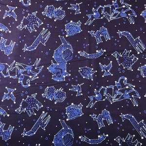 Zodiac Light Navy - Celestial Magic - Laurel Burch - Clothworks - Y3165-93 - 100% Quilters Cotton image 4