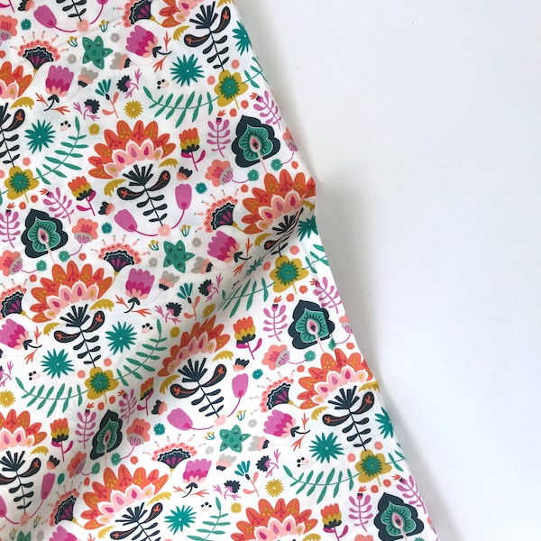 Efflorescent Vivid  - LUGU - Jessica Swift - Art Gallery Fabric - 100% Quilters Cotton LGU-67105