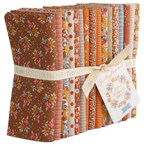 Creating Memories Autumn 16 Piece Fat Quarter Bundle - Tilda Fabrics TIL300208