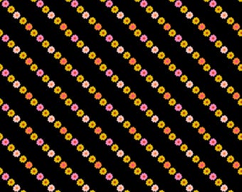 Garland Stripes Black - Ooh Lucky Lucky - Alexia Abegg - Ruby Star Society Fabric - Moda 100% Quilters Cotton RS417-16