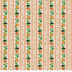 Pompoenveld Goud METALLIC - Halloween III - Anna Bond Rifle Paper Co - Katoen + Staal - RP1313-LI1M