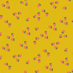 Seasonal Strawberries Earliglow - Yuan Xu - Sunday Afternoon - RJR Fabrics - Quilters Cotton YX105-EA2