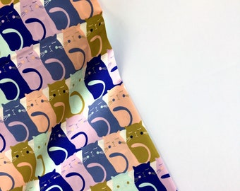 Catitude Slumber - Oh Meow! - Jessica Swift - Art Gallery Fabrics 100% Quilters Cotton
