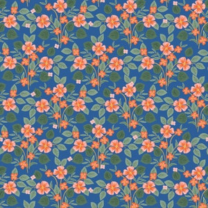 Briar Navy - Bramble - Anna Bond Rifle Paper Co - Cotton + Steel - 100% Quilters Cotton