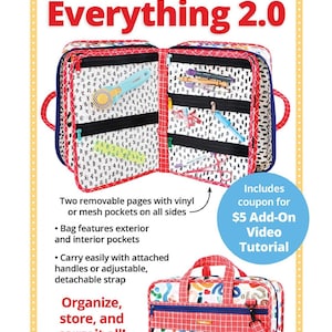 A Place for Everything 2.0 Sewing Pattern - By Annie  - Organized Storage Bag