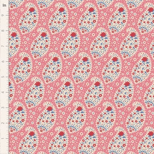 Teardrop Pink - Jubilee - Tilda Stoff - Ton Finnanger - 100% Quilters Baumwolle
