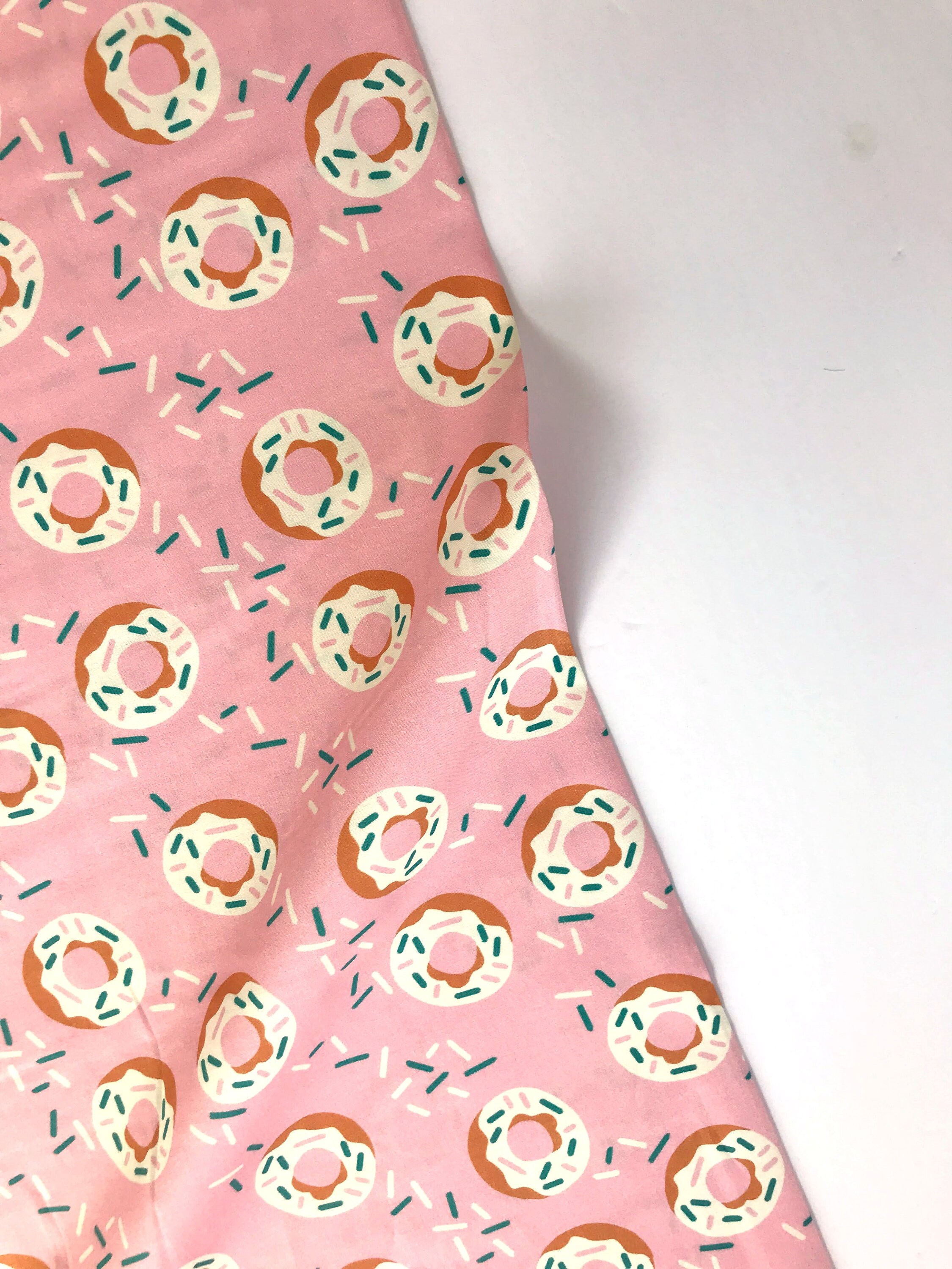 Donuts Pink  - Food Trucks - Jeannie Phan - Paintbrush Studio Fabric …