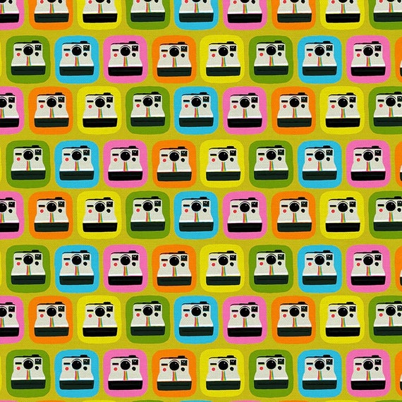 Sunshine Inn Polaroid Multi - Lysa Flower - PER QUARTER METRE Sunshine Inn Polaroid Multi - Lysa Flower - PER QUARTER METRE