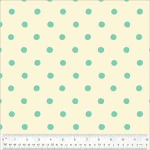 Dots Aqua - Studio Edit - Heather Ross - Windham Fabrics - Quilters Cotton 50169D-1