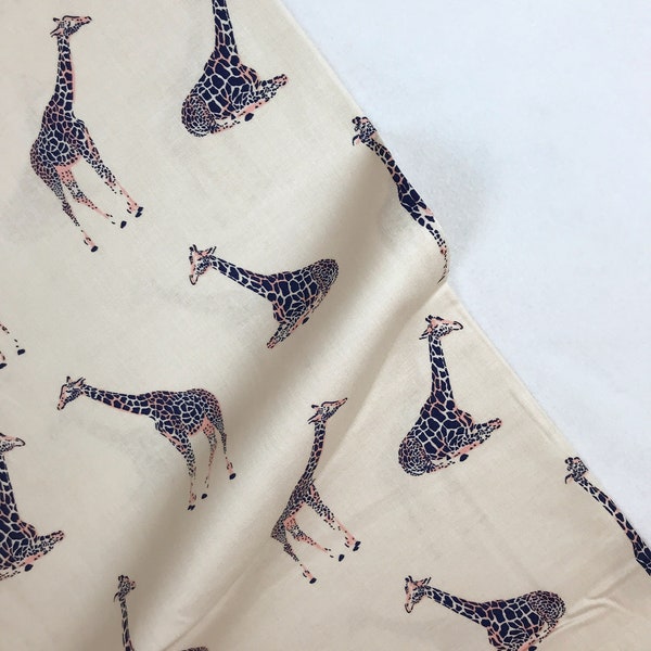 Crème girafe - Julia Dreams - Magie du Serengeti - Tissus RJR - Quilters Cotton JD101-CR1