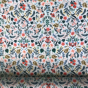 Wildwood Mint METALLIC - Wildwood- Anna Bond Rifle Paper Co - Cotton + Steel - 100% Quilters Cotton RP105-Ml1M image 5