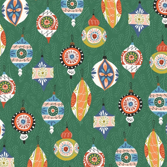 Christmas Surprises - Tinsel Time! - Louise Cunningham - Cloud 9 Fabrics - Poplin Christmas Surprises - Tinsel Time! - Louise Cunningham - Cloud 9 Fabrics - Poplin