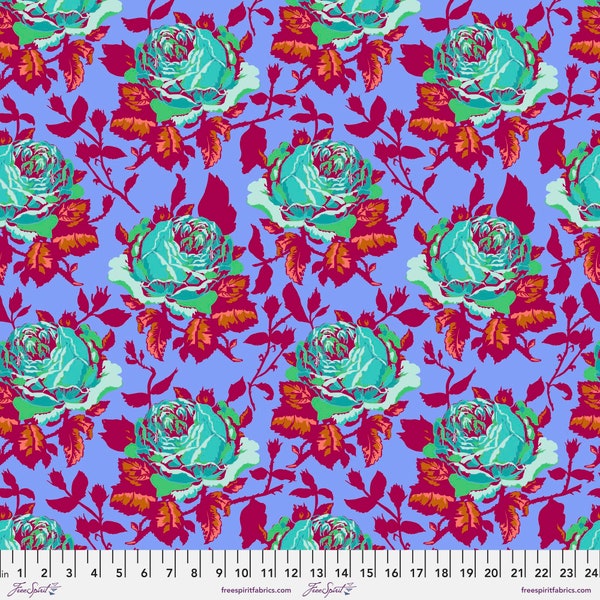 Anna Maria Horner - Vivacious - Show Off Periwinkle - 52/54" Cotton Lawn