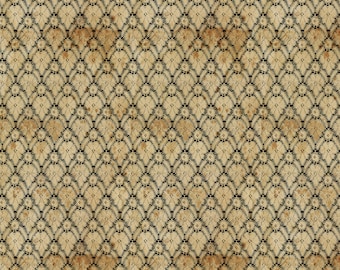 Tattered Neutral- Eclectic Elements LABORATORY - Tim Holtz - 100% Quilters Cotton