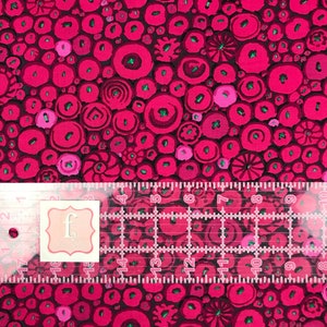 Button Mosaic Red - Kaffe Fassett Collective - FreeSpirit Fabric - PWGP182 - 100% Quilters Cotton