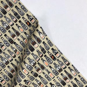 Brewskis Biscotti  - Wanted  - Dear Stella Fabric -  Quilters Cotton