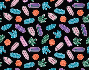Crystals - Secret Of The Oracle - Tara Reed - Cloud 9 Fabrics - Poplin Crystals - Secret Of The Oracle - Tara Reed - Cloud 9 Fabrics - Poplin