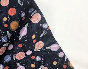 Galaxy Blueberry - Night Ride - Rae Ritchie - Dear Stella Fabric - ST-SRR1520BL Quilters Cotton