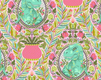 Tree Rex Blush - ROAR! - Tula Pink - Freespirit Fabrics - 100% Quilters Cotton - SHIPPING NOW