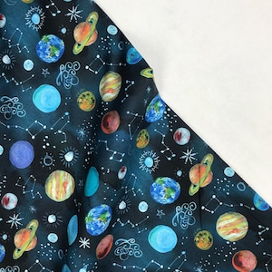 Space Multi - Aquarius - August Wren - Dear Stella Fabric - STELLA-DJL2047 - Quilters Cotton