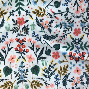 Wildwood Mint METALLIC - Wildwood- Anna Bond Rifle Paper Co - Cotton + Steel - 100% Quilters Cotton RP105-Ml1M image 4