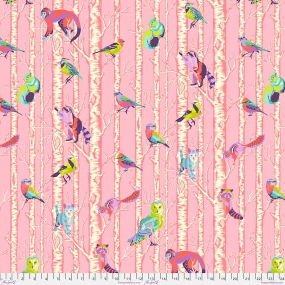 Family Tree Honey - Full Moon Forest II - Tula Pink - Freespirit Fabrics - 100% Quilters Cotton - PWTP245-HONEY - Shipping Now