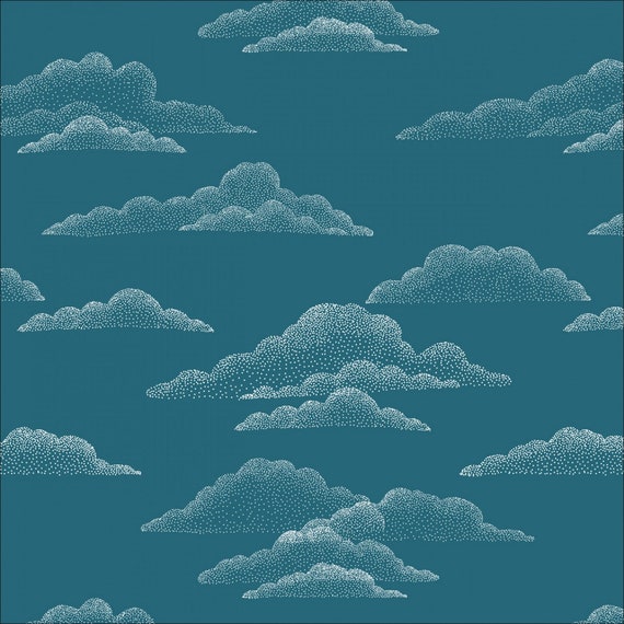 Light Clouds - Baltic Woodland - Maria Galybina - Cloud 9 Fabrics - Poplin Light Clouds - Baltic Woodland - Maria Galybina - Cloud 9 Fabrics - Poplin