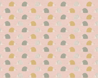 Hedgies Pink - Sweet Little Friends - Gabriela Dachin - Paintbrush Studio Fabric 100% Quilters Cotton