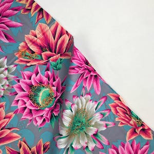 Cactus Flower Tawny - Kaffe Fassett Collective - FreeSpirit Fabric - PWPJ096 - 100% Quilters Cotton