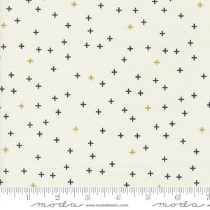 A Bit of a Plus Ivory Gold Metallic Blender Zen Chic- Moda - 100% Cotton Quilting Fabric Yardage