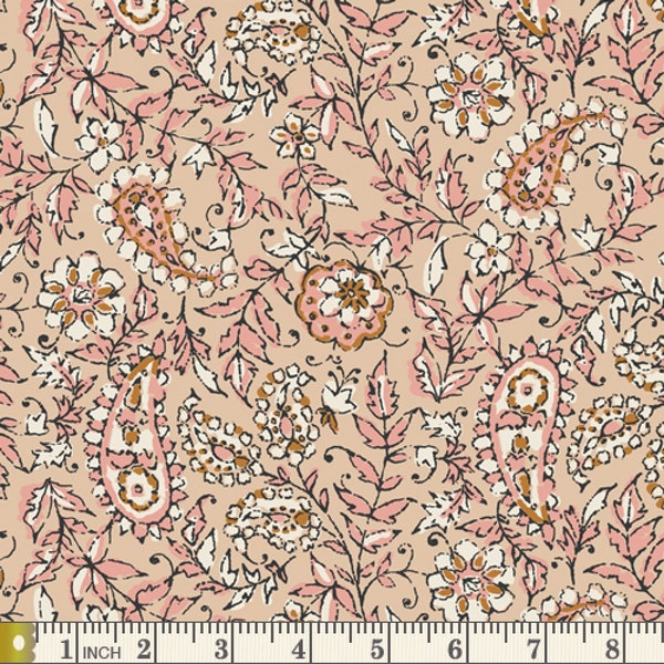 India Ink Parchment  - Kismet  - Sharon Holland - Art Gallery Fabric 100% Quilters Cotton KSM-73305