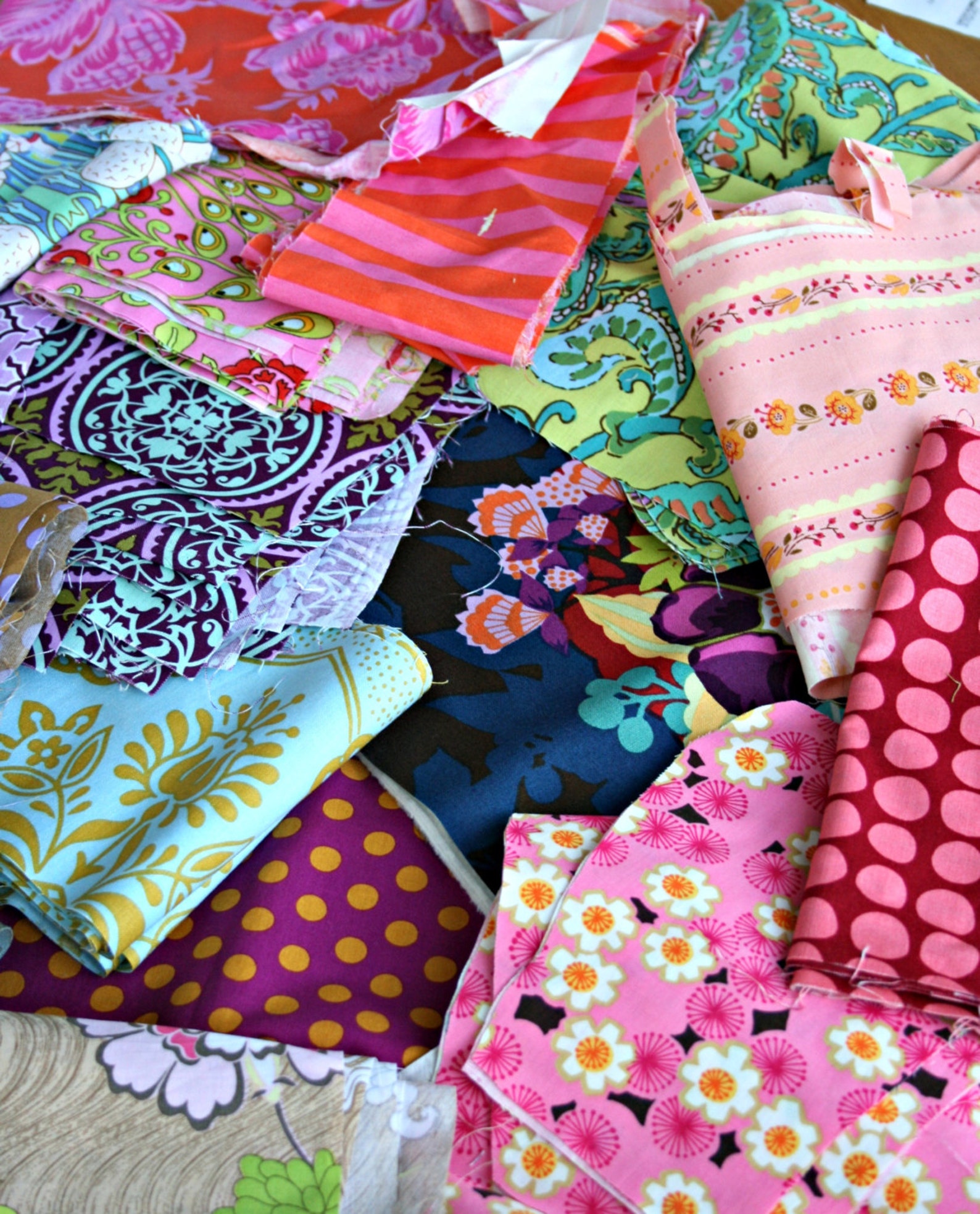 Designer Fabric Scraps 100 Quilters Cotton 2 Yards Shipped Etsy