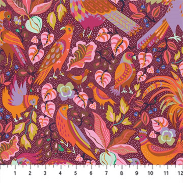Feathered Friends Chorus - Swatch Book - Kathy Doughty - Figo Fabrics - 100% Quilters Cotton 90722-56
