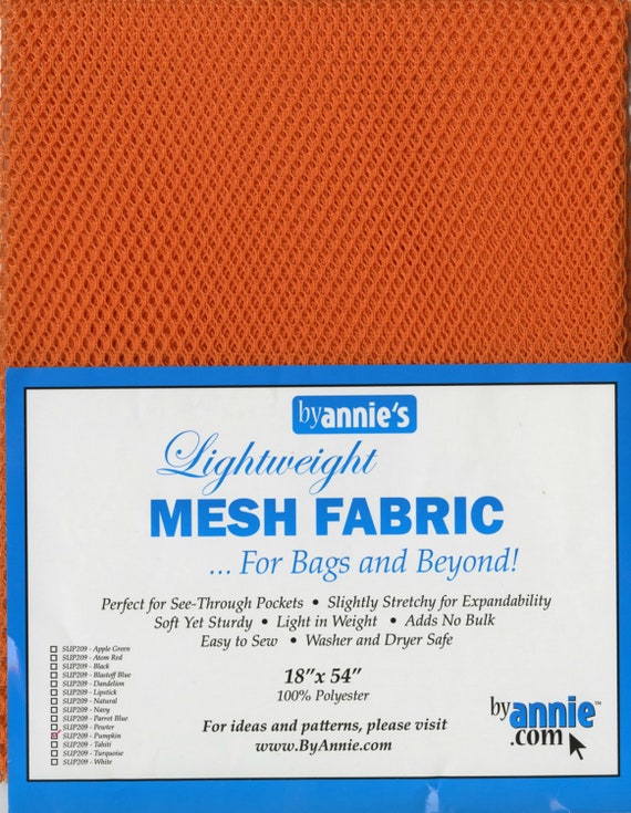 Mesh Lite Weight Pumpkin 18in x 54in Mesh Lite Weight Pumpkin 18in x 54in