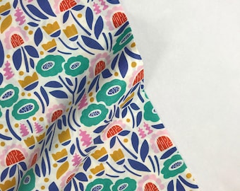Sabiduría de las plantas - Amor universal - Elizabeth Olwen - Cloud 9 Fabrics - 100 % algodón ORGÁNICO