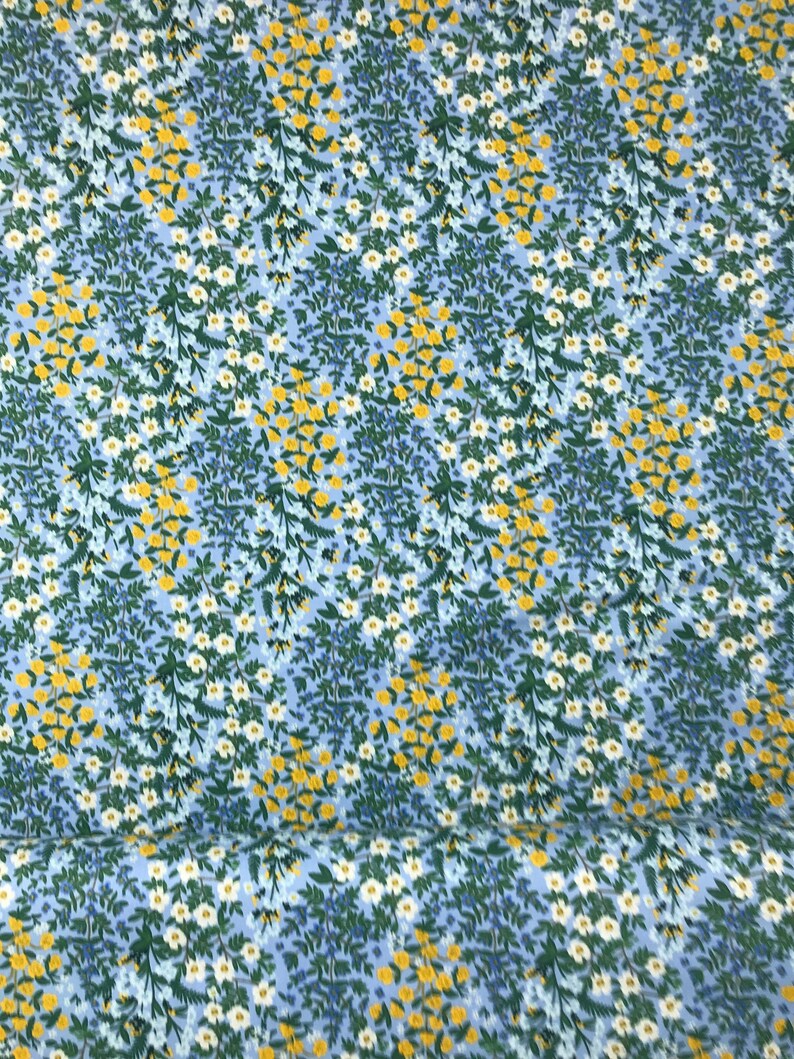 Wildwood Garden Blue - Camont - Anna Bond Rifle Paper Co - Cotton + Steel - RP705-BL3 image 4