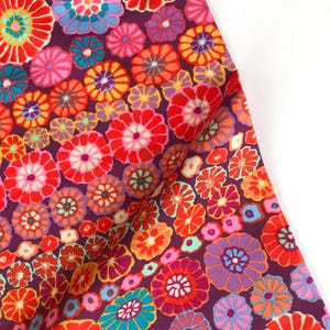 Row Flowers Red - Fall 2018 - Kaffe Fassett - PWGP169 - 100% Quilters Cotton OOP