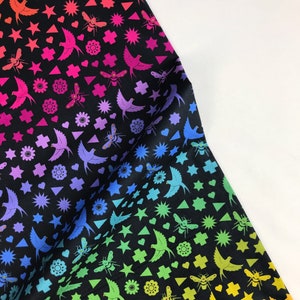 Seventy Six Bird & Bee Night - Color Theory - Alison Glass  -  Andover Fabric - 100% Quilters Cotton A9699C