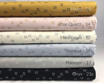 Maize Rose Quartz Moonbeam Stardust Platinum Onyx - Celestial - Zen Chic - Moda - 100% Cotton Quilting Fabric