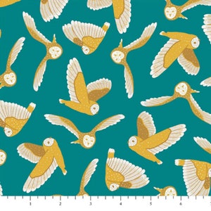 Owl Flight - Celestial - Audrey Mann - Phoebe Fabrics - 100% Quilters Cotton